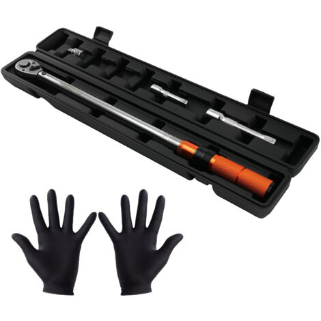 1/2" Drive Torque Wrench 25-250 ft.lb Adjustable Chrome Vanadium Ratchet