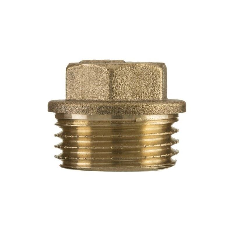 1/2' inch BSP Thread Brass Pipe Screw Hex Male Blanking Plug Tube End Cap