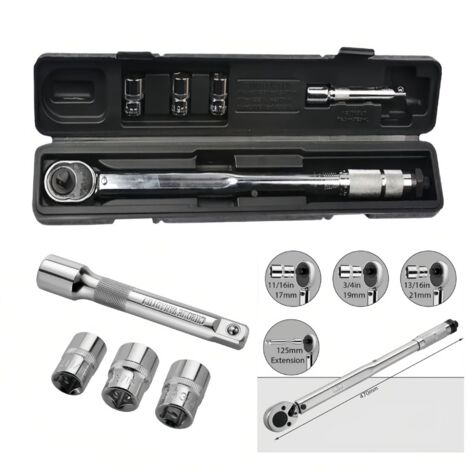 1/2-inch Drive Micrometer Torque Wrench (25-250 ft-lbs)