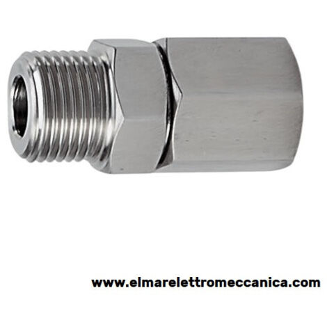 1/2" M x 1/2" F giunto girevole PA SW5 in Acciaio alta portata