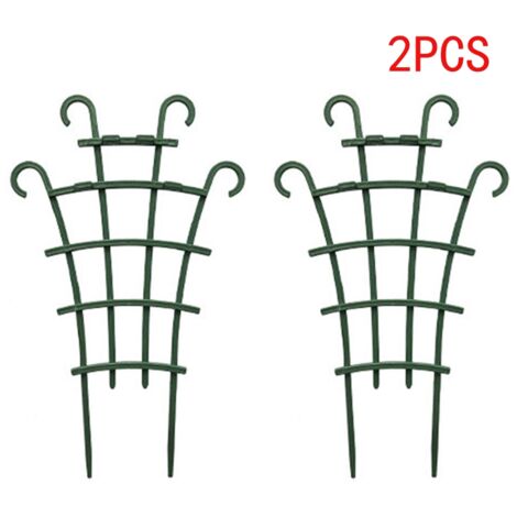 1/2 mini treillis de jardin pour plantes grimpantes, supports pour légumes et fleurs, cadres pour pots de fleurs, cages décoratives pour plantes de jardin