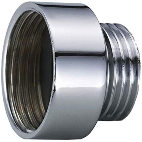 1/2 pollici AG a 3/8 pollici IG BSP cromato riduzione tubo tubo tubo doccia valvola miscelatore, adattatore, cromato
