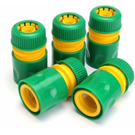 1/2 pouce Connecteur de tuyau d'arrosage pour robinet de jardin Adaptateur de connexion rapide pour arrosage 10pcs