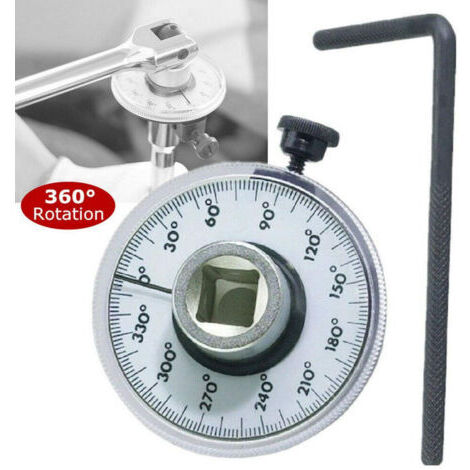 1/2" square drive angle wrench for torque wrenches