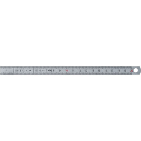 1/2 starres Edelstahllineal 1,5 m Outifrance
