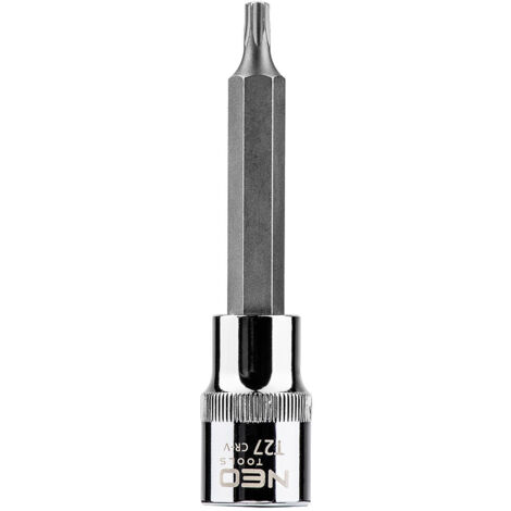 1/2" Stecknuss mit Innensechsrund Bit lang T25x100 mm
