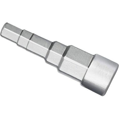 1/2"-Stufenschlüssel für Sanitär- und Heizkörperventile mit 5-stufiger Einstellung (3/8", 1/2", 3/4", 1-1/4"-Steckschlüssel für Heizkörperventile mit Ratschenfunktion