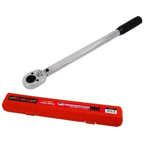 1/2"" TORQUE WRENCH CHROME STEEL RATCHET IN CASE 28-210NM CT0738