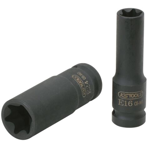 1/2" Torx-E-Kraft-Stecknuss, lang, E20