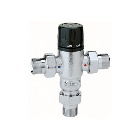 1/2" verstellbarer Thermo-Antikalkmischer