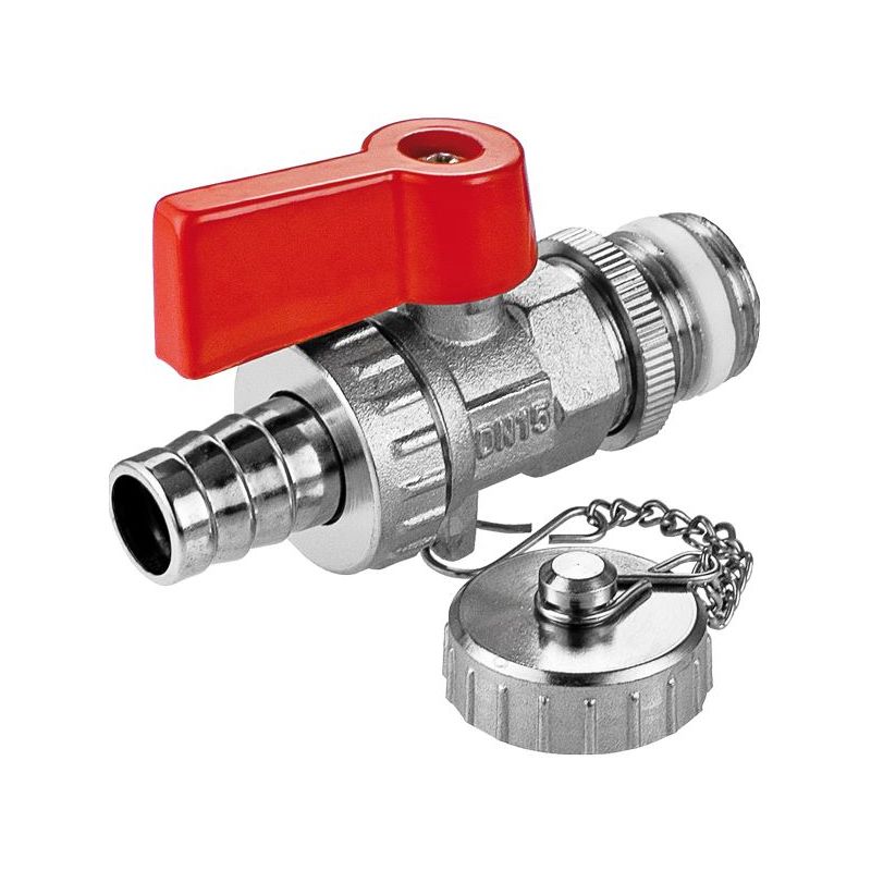 1/2inch Water Drain Valve Cock Tap With Garden Hose Plug