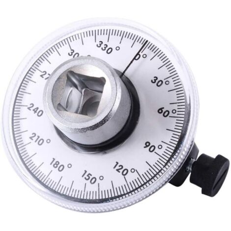 1/2-Zoll-Drehmomentschlüssel, Winkelmessgerät, 360° verstellbarer Drehmomentschlüssel, 1/2-Zoll-Drehmomentschlüssel, professionelles Messwerkzeug