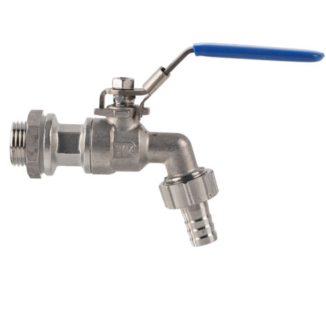 1/2-Zoll-Kugelhahn aus Edelstahl, 13-mm-TNP-Nahtlosanschluss für flexible Schläuche