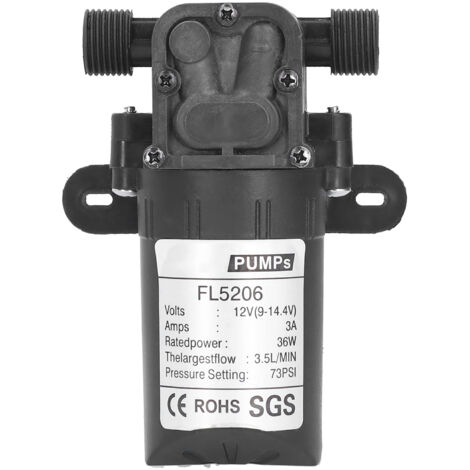 1/2-Zoll-Membranpumpe für Sprühgeräte, 12 V 36 W Industrie-Lackiergerät