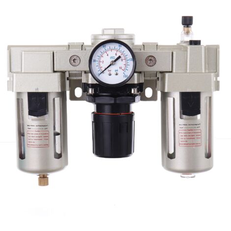 1/2 ZOLL PNEUMATISCHER LUFTREGLERFILTER MIT MANOMETER