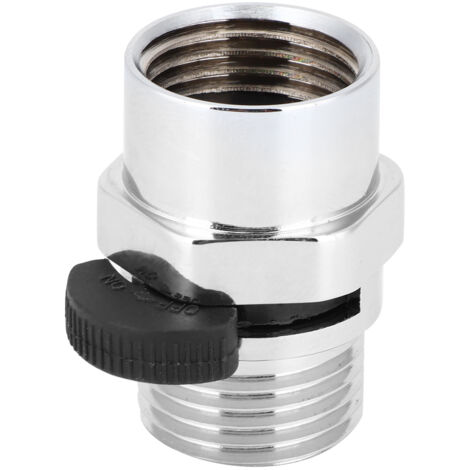 1/2in Shower Head Sprayer Flow Control Valve Shut Off Valve Adapter Bathroom Accessories