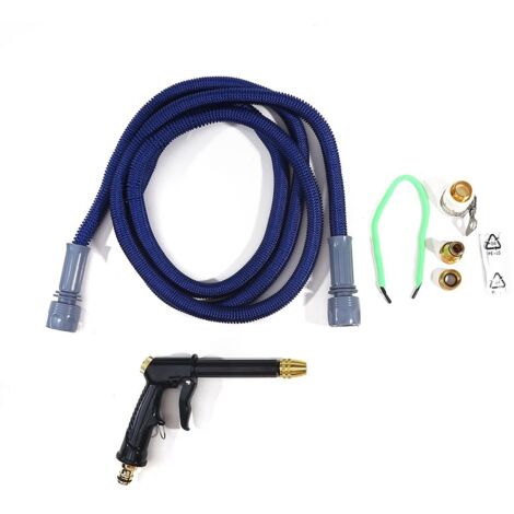 1/3/5 pièces Pistolet à eau haute pression pour lavage de voiture et arrosage de jardin, buse d'arrosage, arroseur, réservoir d'eau en mousse, raccord rapide pour robinet-AquaForge