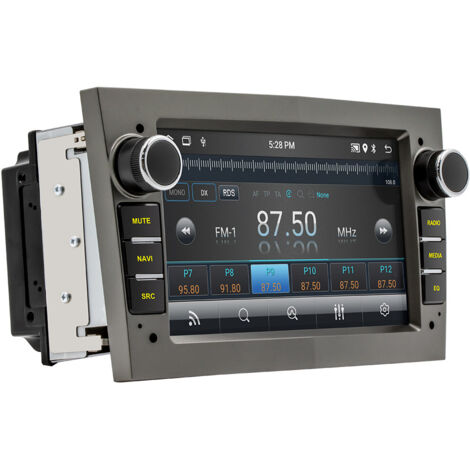 [1+32G] Android 13 Autoradio avec Navi pour Opel Corsa d/Astra h/Zafira b/Meriva/Vivaro, 7 Pouces écran Bluetooth WiFi FM USB SWC Mirror Link -Noir
