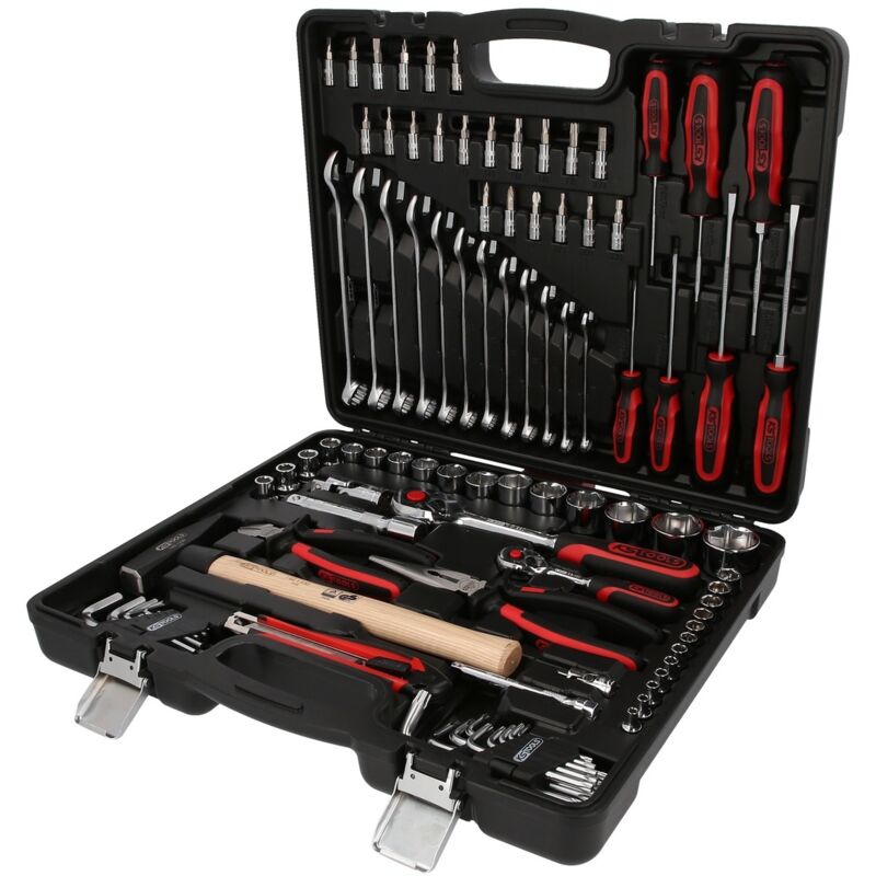 Image of Ks Tools 1/4'+1/2' CHROMEplus Universal-Werkzeug-Satz, 97-tlg - 918.0797
