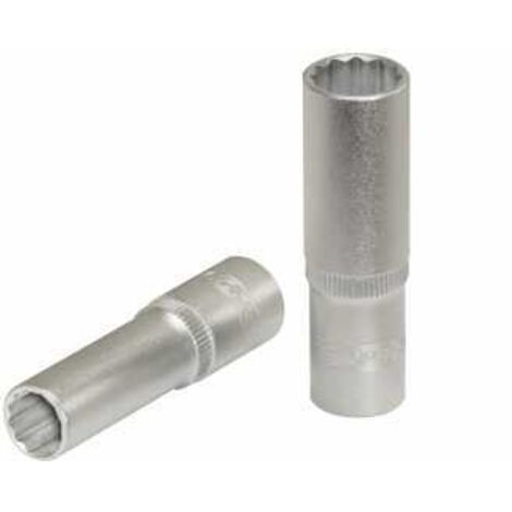 1/4" 12-kant-Stecknuss, lang, 8mm