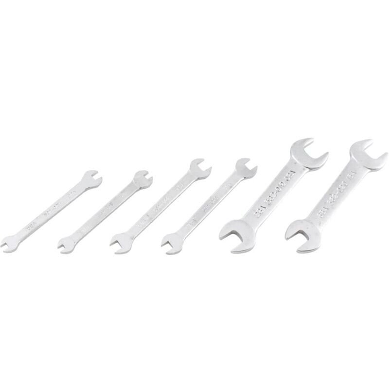 Ba Open Ended Spanner Set, 0 - 11BA, Set of 6 - Kennedy