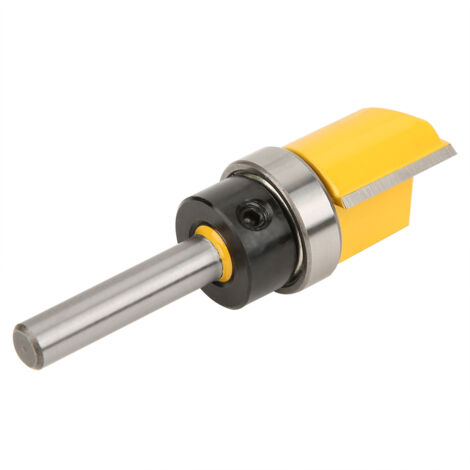 1/4"-Bündigfräser mit Kugellager für Oberfräsen, Fräswerkzeuge und Holzbearbeitung 1/4 x 3/4 x 20 mm