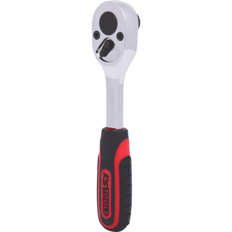 1/4" Carraca reversible de punta intercambiable CHROMEplus, 115 mm