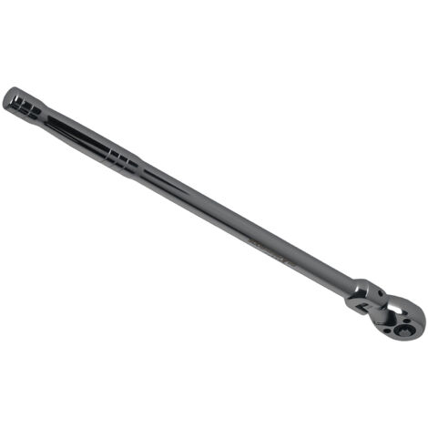 1/4 Drive Flexi Head Ratchet Handle 305mm 72-Tooth Quick-Release Polish