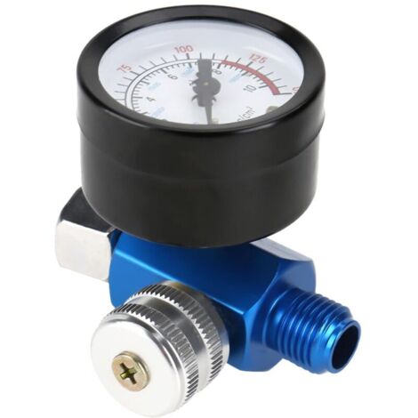 1/4"-Druckluftregler für Sprühfarben, Manometer, Zubehör-Regler-Set für Druckluftwerkzeuge, Ventil