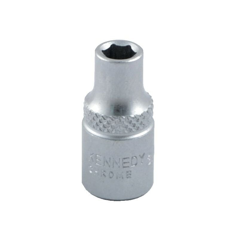 Pro 5/16 a/f Single Hex Socket 1/4 Square Drive - Kennedy