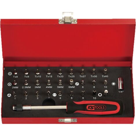 1/4" Jeu d'embouts, 29 pcs
