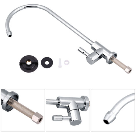 1/4" Küchenarmatur aus Chrom-Zink-Legierung mit Umkehrosmose-Trinkwasserfilter