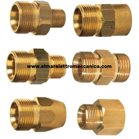 1/4" M MECLINE ARF Raccordo Attacco rapido girevole a GHIERA idropulitrice