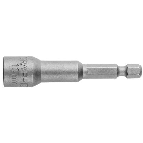 1/4" Magnet Bithalter 65 mm mit Sechskantkopf 10 mm