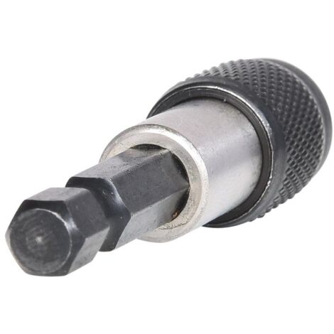 Kstools – Porte-embout magnétique à verrouillage 50 mm – Acier S2 – Pour visseuses et perceuses – Changement rapide des embouts 1/4'