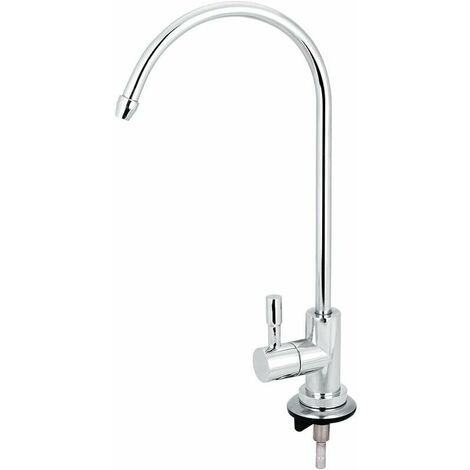 DHKLFA 1/4'' Robinet D'évier de Cuisine Tactile Osmose Inverse Cou d'oie Filtre d'eau Potable à Connexion Rapide Robinet de Cuisine