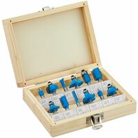 1/4" TCT Router Bit Set 12pce - 1/4" (792084)