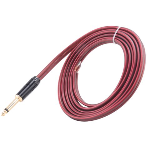 1/4 to Speaker Bare Wire,Audio Cable 6.35mm Male Mono Adapter Replacement Open End Gold-Plated OFC HiFi