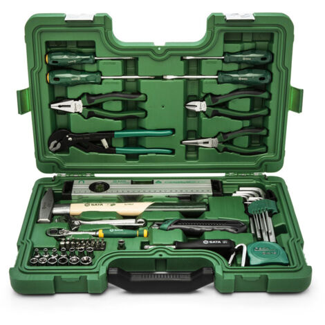 1/4" Universal-Bauwerkzeugsatz, 56 Tlg.