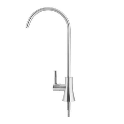 1/4" verchromter Küchenwasserhahn aus Zinklegierung für Umkehrosmose-Trinkwasserfilter (RO)