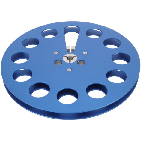 1/4 Zoll 11-Loch-Magnetspule aus Aluminiumlegierung, blaue Farbe für offene Wicklung