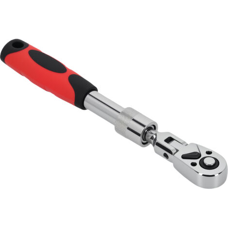 1/4 Zoll Ratsche 72 Zähne 180° Flexkopf Schnellverschluss 40Cr Stahl