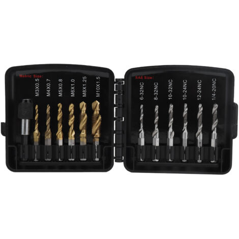 1/4-Zoll-Schnellwechseladapter für titanbeschichtete metrische HSS-Bohrer-Sets