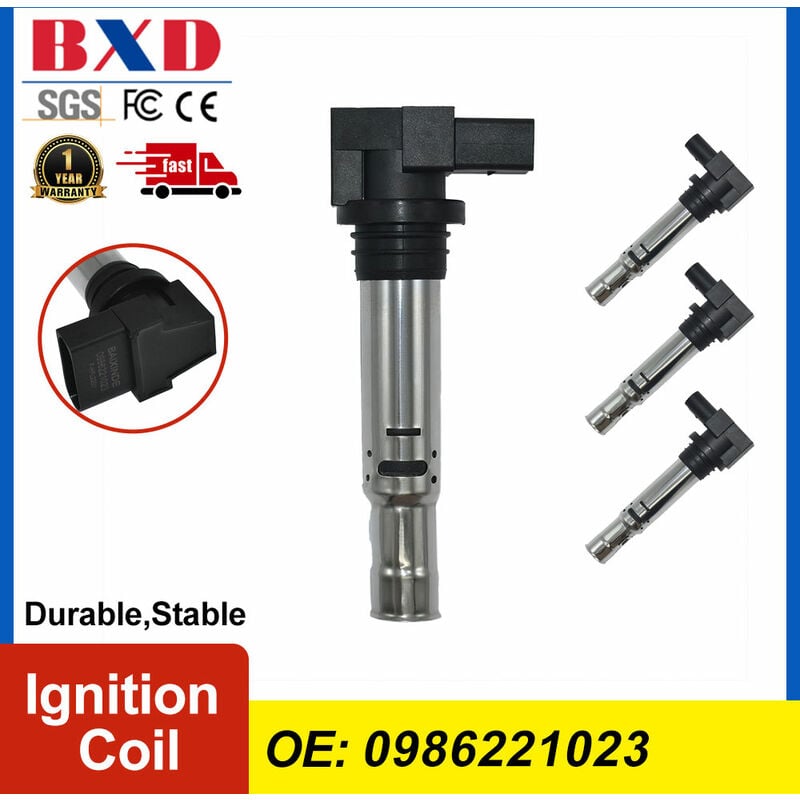 1/4PCS Zündspule 0986221023 Für audi A2 A3, seat Arosa Cordoba Ibiza Leon, skoda Fabia Octavia, vw Bora Golf Jetta Polo,0986221023(4PCS) | 04537371527752