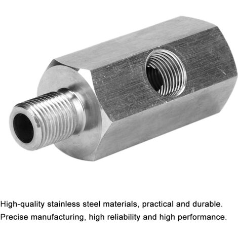 1/8 NPT Innengewinde BSPP BSP Außengewinde und Innengewinde T-Stück Öldruckmesser-Adapter