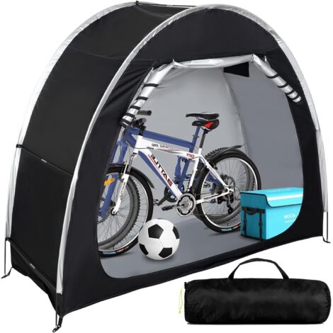 1 Abri vélo, Tissu Oxford 210D, Imperméable PU4000, Anti-UV, Avec sac de transport, Pour extérieur jardin garage