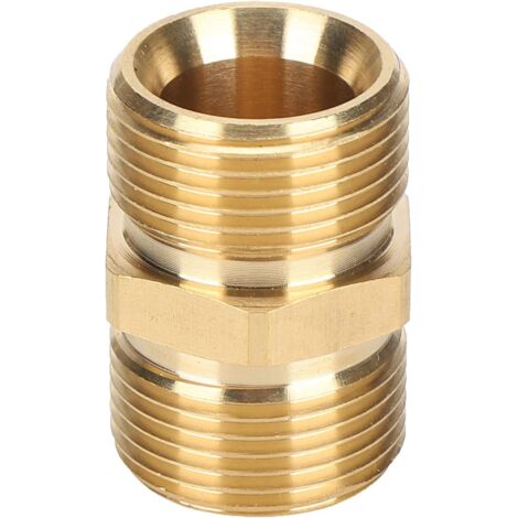 1 Adaptateur de pulvérisateur, Laiton, Filetage M22, Raccord 14mm, Nettoyeur haute pression