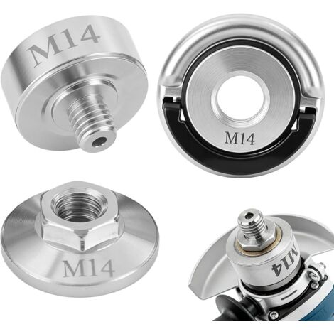 1 Adaptateur X-Lock,Filetage M14,Acier 45,Changement Rapide,Outils Meuleuse D'angle