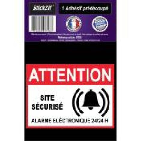 1 Adhesif Pre-Decoupe SITE Securise
