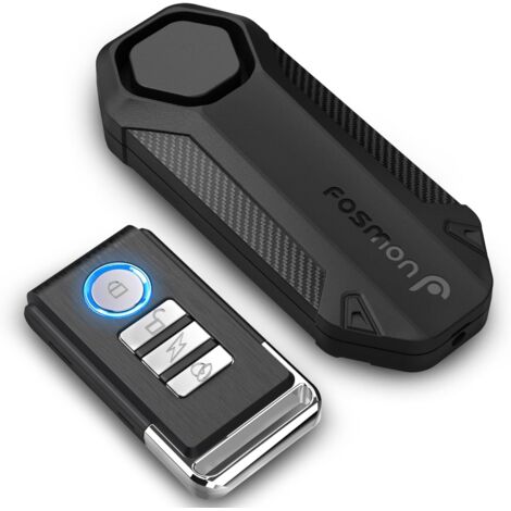 1 Alarme Antivol Avec Sirène 113dB, Capteur Vibrations, Étanche Pour Moto, Vélo, Scooter